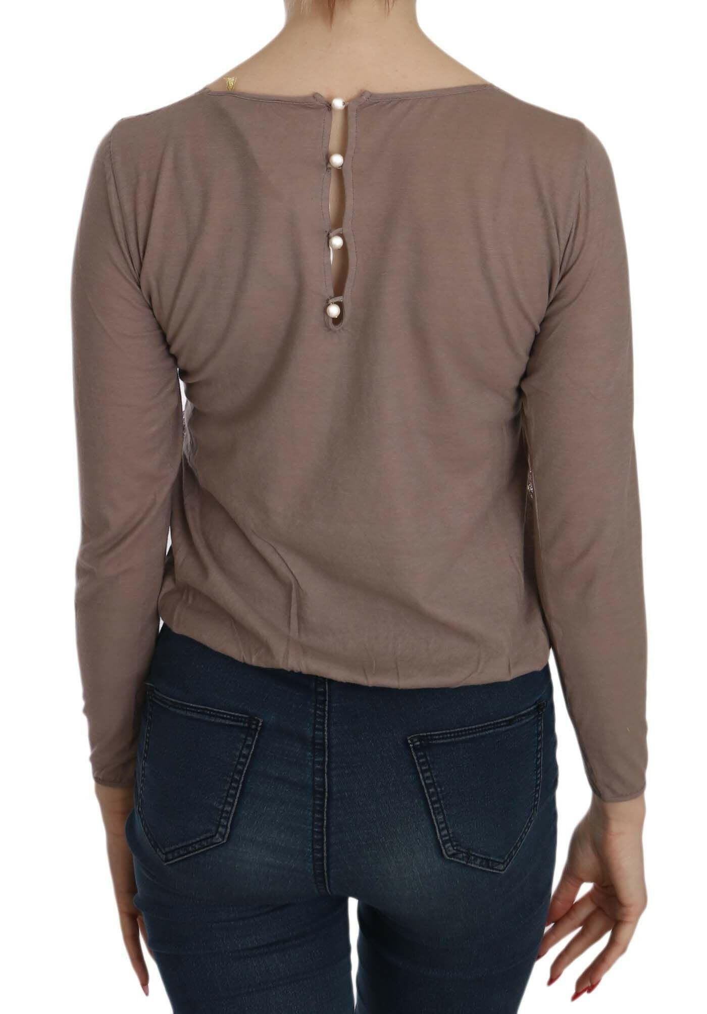 Chemisier en dentelle de coton à col bateau PINK MEMORIES