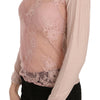 PINK MEMORIES Chemisier chic en coton transparent rose