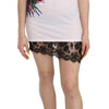 Dsquared² White Printed Crew Neck Sleeveless Bodycon Mini Dress