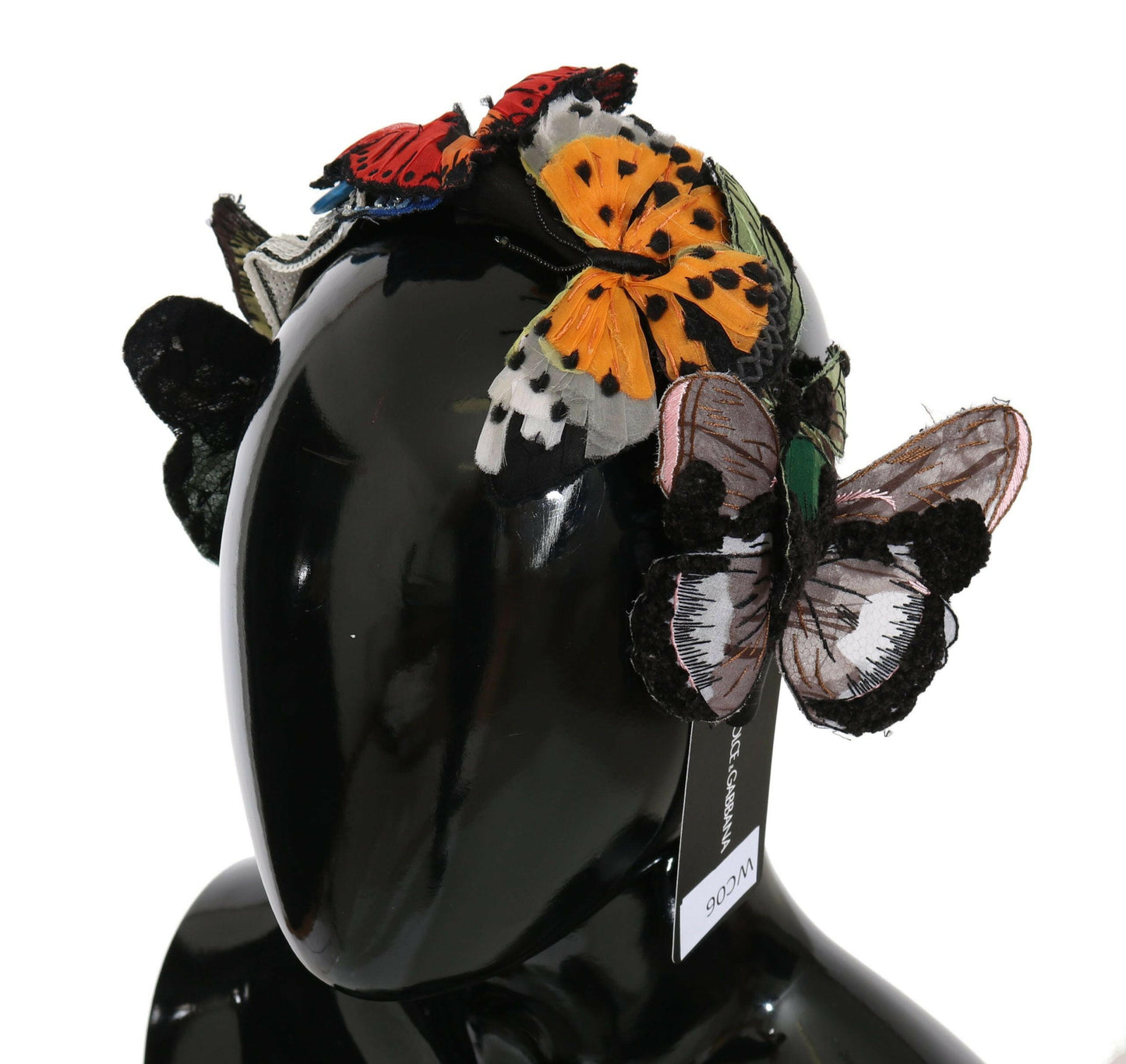 Dolce &amp; Gabbana Tiara Haarreif mit Blumen- und Schmetterlings-Paillettendiadem