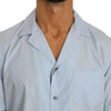 Dolce & Gabbana Blue Short Sleeve 100% Cotton Top Shirt