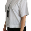 Dolce & Gabbana White Collared Short Sleeve Polo Shirt Top