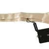 Dolce & Gabbana Beige Slim Skinny Men Necktie 100% Silk Bowtie