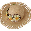 Dolce & Gabbana Beige Wide Brim Floral Bucket Capello Hat