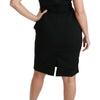 Robe fourreau élégante longueur genou Dolce &amp; Gabbana en noir