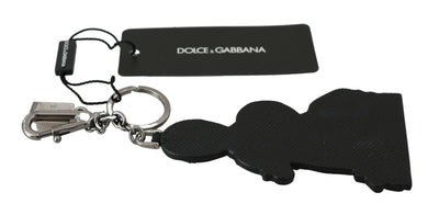 Dolce &amp; Gabbana Leder Dominico Stefano #DGFAMILY Logo-Schlüsselanhänger
