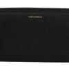 Dolce & Gabbana Black Mens Zipper Continental Purse 100% Leather Wallet