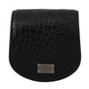 Dolce & Gabbana Black Exotic Skin Pocket Condom Case Holder