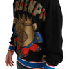 Dolce & Gabbana Black Sweater Pig of the Year Hooded