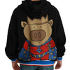 Dolce & Gabbana Black Sweater Pig of the Year Hooded