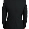 Dolce &amp; Gabbana – Schwarzer, einreihiger, formeller Wollblazer
