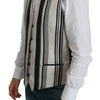 Gilet en coton et soie à rayures Dolce &amp; Gabbana