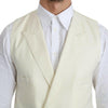 Dolce &amp; Gabbana Élégant gilet en laine crème