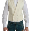 Dolce &amp; Gabbana Élégant gilet en laine crème