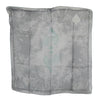 Costume National Gray Silk Shawl Foulard Wrap Scarf