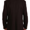 Dolce & Gabbana Bordeaux Cashmere Coat TAORMINA Blazer