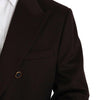Dolce & Gabbana Bordeaux Cashmere Coat TAORMINA Blazer