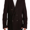 Dolce & Gabbana Bordeaux Cashmere Coat TAORMINA Blazer
