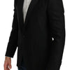 Dolce & Gabbana Black Slim Fit Coat Jacket MARTINI Blazer
