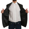 Dolce &amp; Gabbana Grauer NAPOLI Slim Fit Blazer aus Wolle