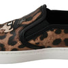 Mocassins Dolce &amp; Gabbana Chic à imprimé léopard pour un confort élégant