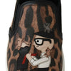 Mocassins Dolce &amp; Gabbana Chic à imprimé léopard pour un confort élégant
