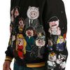 Dolce & Gabbana Black YEAR OF THE PIG Bomber Jacket