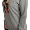 Dolce & Gabbana Gray #dgfamily Cotton Pullover Sweater