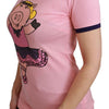 T-shirt ras du cou rose Dolce &amp; Gabbana Année du Cochon