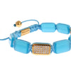 Nialaya CZ Opal 18K Gold 925 Bracelet