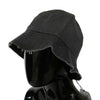 Costume National Black Washed Wide Brim Outdoor Bucket Hat