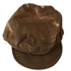 Costume National Brown Newsboy Beret Cabbie Fedora Hat