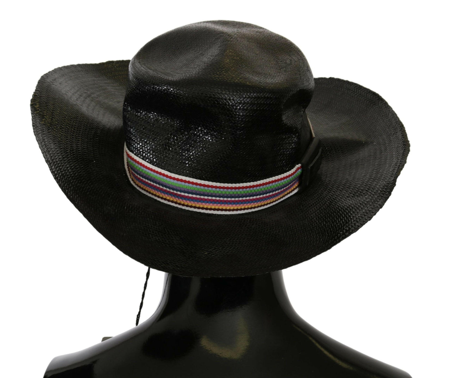 Costume National Black Wide Brim Cowboy Solid Hat