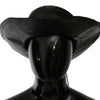 Costume National Black Wide Brim Cowboy Solid Hat
