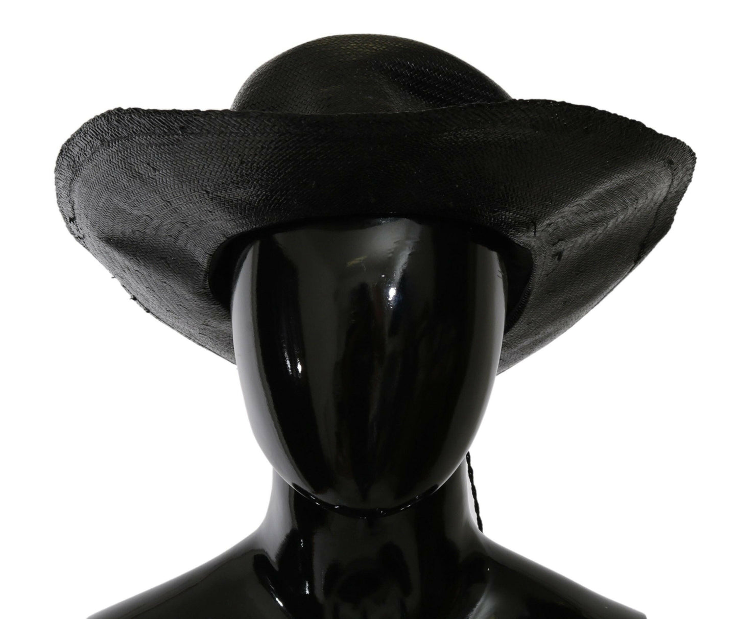 Costume National Black Wide Brim Cowboy Solid Hat