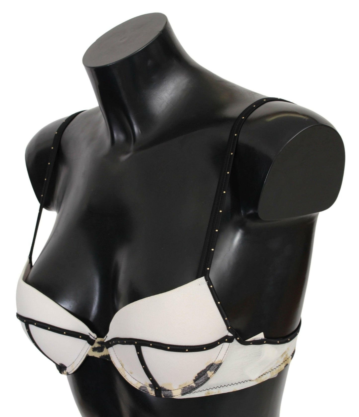 Just Cavalli White Polyester Spandex Push Up Bra Underwear