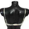 Ermanno Scervino Beige Gray Lace Balconcino Bra Underwear