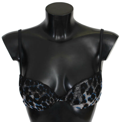 Roberto Cavalli schwarze Spitzen-Reggiseno-Nylon-BH-Unterwäsche