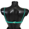 Ermanno Scervino Green Push Up Bra 100% Cotton Underwear
