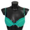 Ermanno Scervino Green Push Up Bra 100% Cotton Underwear
