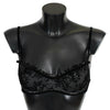Ermanno Scervino Black Mesh Balconcino Bra Nylon  Underwear