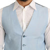 Gilet habillé élégant pour homme Dolce &amp; Gabbana Azure