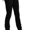 Costume National Black Mid Waist Skinny Denim Cotton Jeans