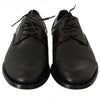 Dolce &amp; Gabbana Braune Lederschnürschuhe für Herren