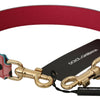 Dolce & Gabbana Pink Polka Dot Leather Shoulder Strap