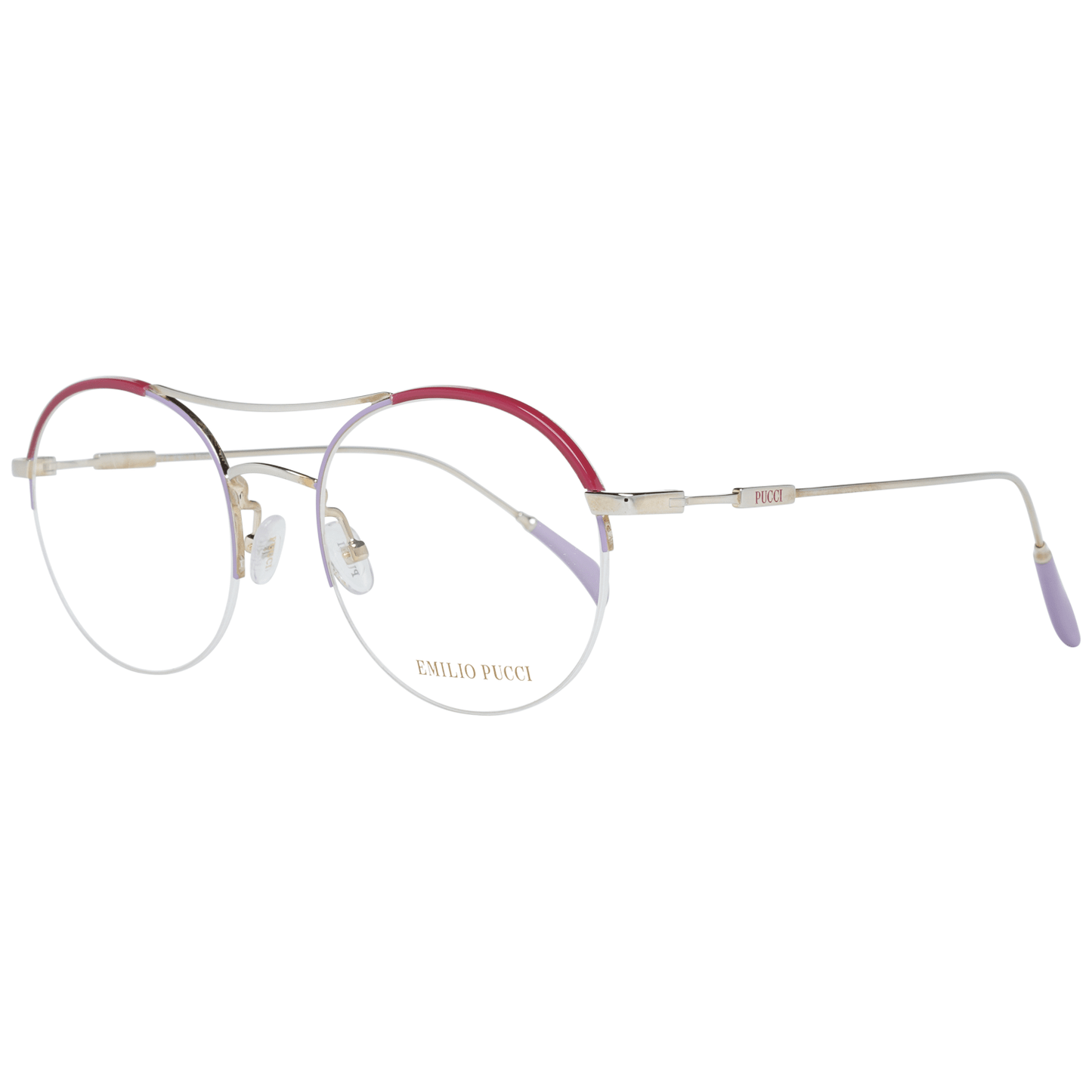 Emilio Pucci Mehrfarbige Metallbrille (Gestell)