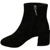 Dolce & Gabbana Black Suede L'Amore E'Bellezza Boots Shoes
