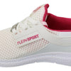 Philipp Plein White Pink Polyester Becky Sneakers Shoes
