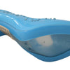 Dolce &amp; Gabbana Blaue Kristallblumen-CINDERELLA-Heels