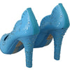 Dolce &amp; Gabbana Blaue Kristallblumen-CINDERELLA-Heels